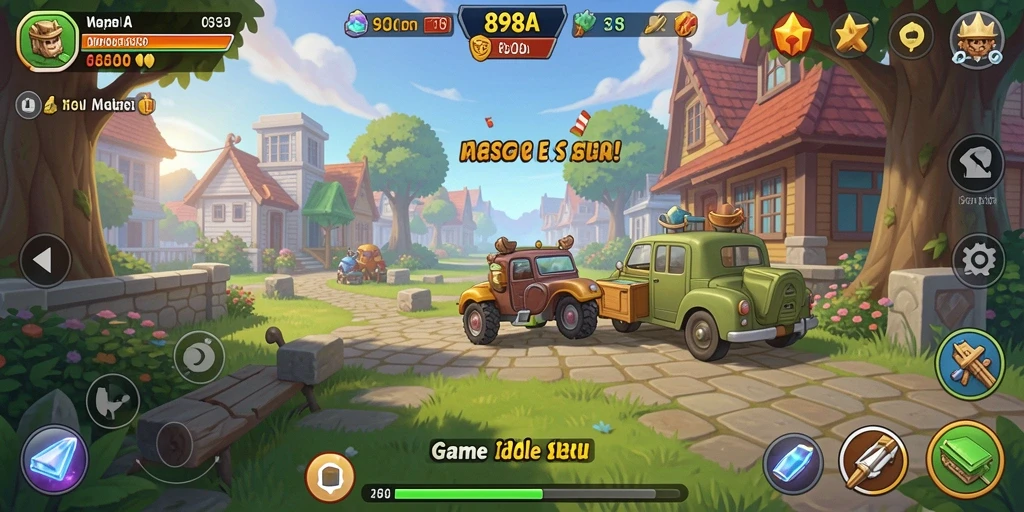 Tampilan utama gameplay 898A yang mengasyikkan dan adiktif.