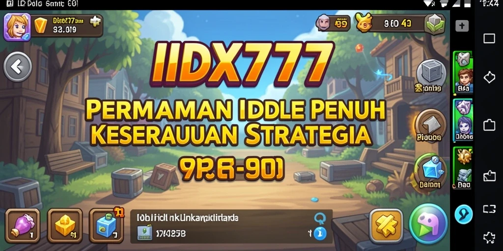 Tangkapan layar menampilkan gameplay Idle yang menarik dan penuh action.