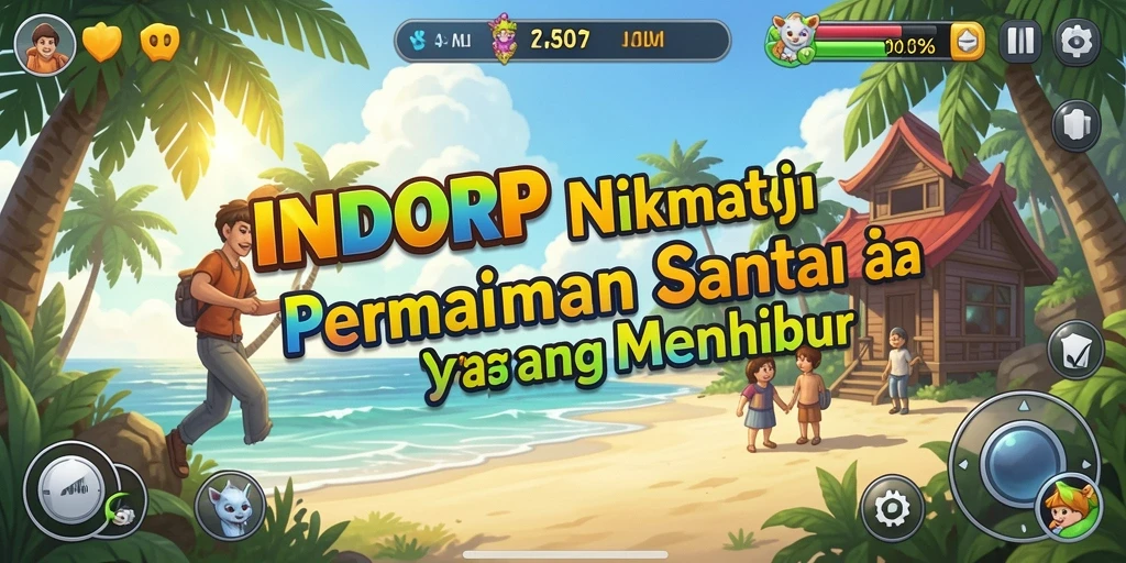 Screenshot INDORP menampilkan gameplay santai yang mengasyikkan.