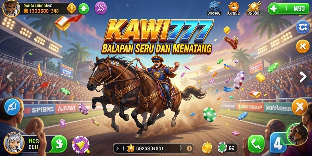 Tampilan gameplay KAWI777 yang mendebarkan dan menantang.