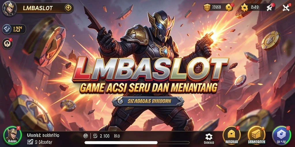 Tangkapan layar utama LMBASLOT memperlihatkan aksi seru dan mendebarkan dalam pertempuran.
