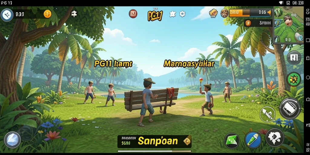 Tampilan gameplay PG11 yang menggembirakan dan menarik.