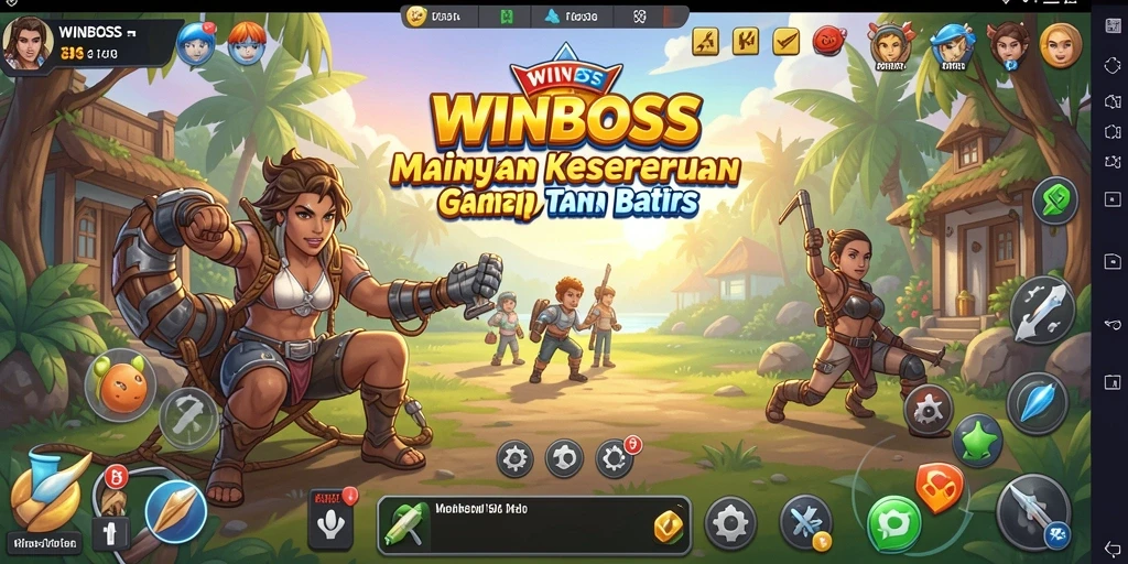 Tampilan gameplay WINBOSS yang memikat dan penuh warna.