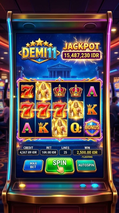 Tampilan antarmuka pengguna demi11 yang sederhana dan intuitif.